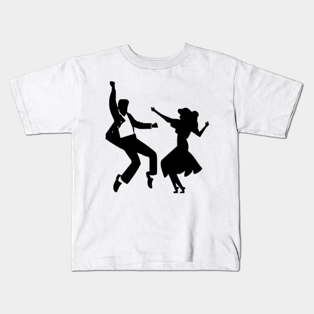 Rock & Roll Retro Kids T-Shirt by GourangaStore